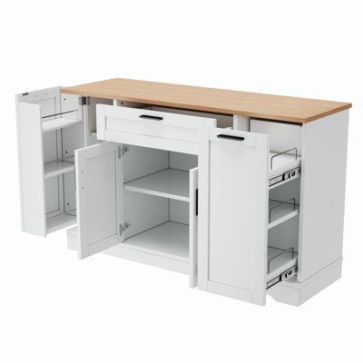Mayrani 53.7" Kitchen Island