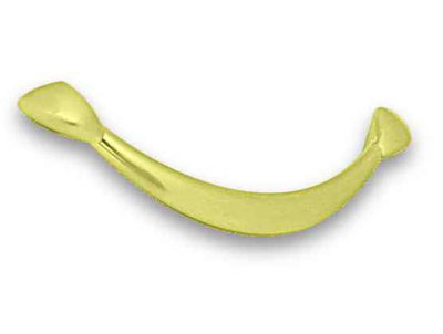 (5 Pack) 3-3/4 inch Smiley Pull Polished Brass
