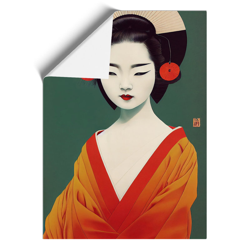 XV1022-4277X Sublime Geisha - Print, 42cm H x 29.7cm W, No Matte, Paper