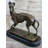 Handmade LARGE Bronze of a Whippet Greyhound Dog Classic Masterpiece Figurine