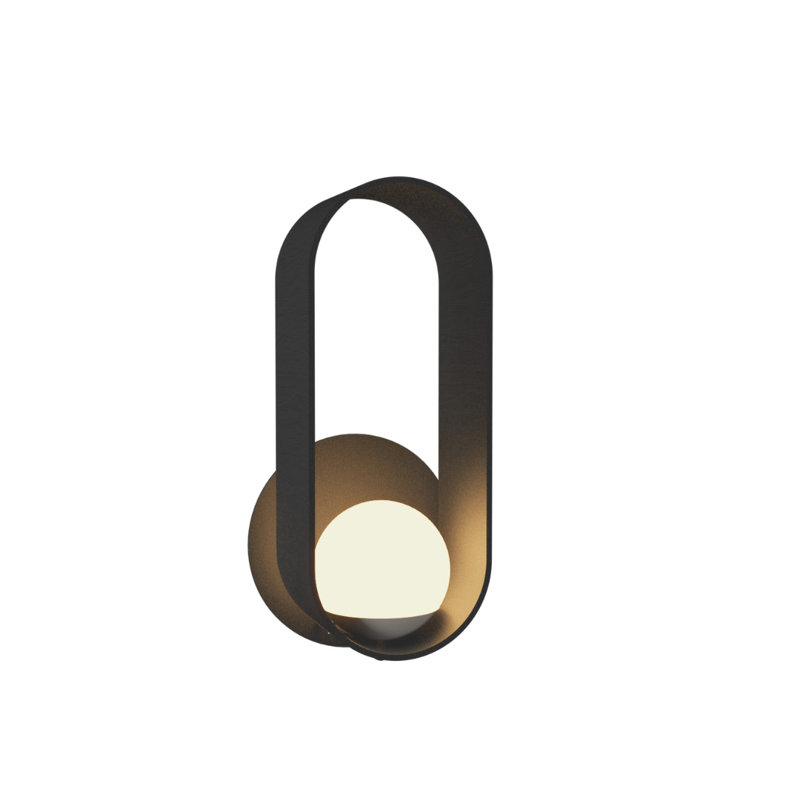 Sfera 1 - Light Armed Sconce, Organic Gray
