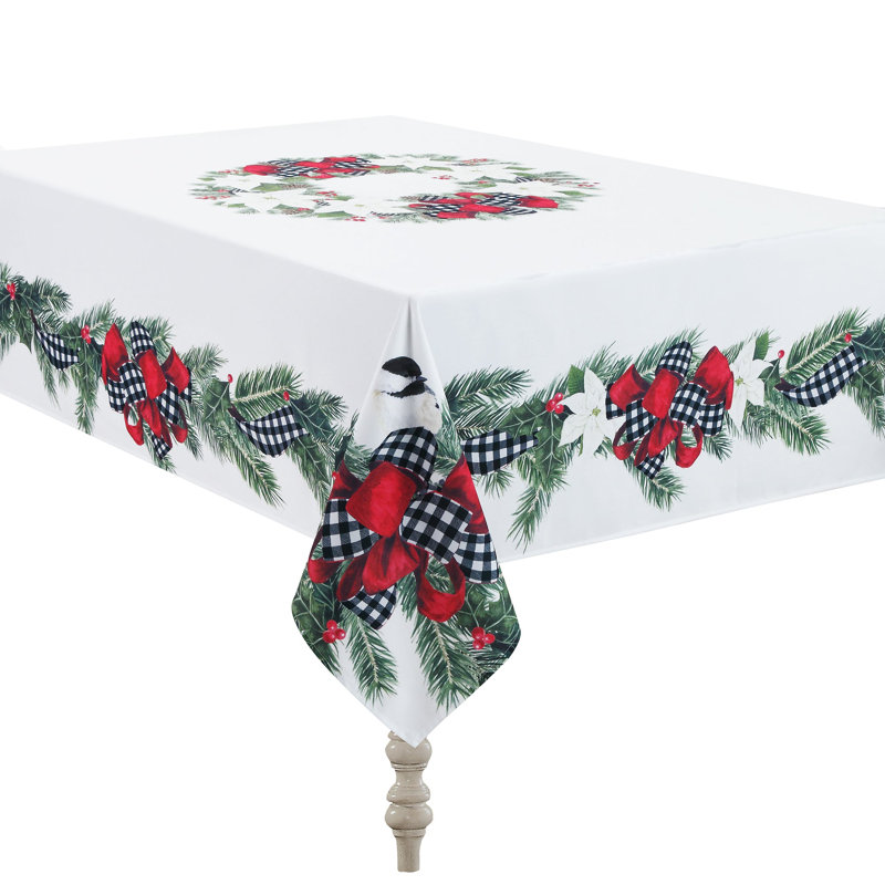 Nappe Christmas Trimmings, 84 po x 70 po
