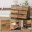 Commode double 7 tiroirs 47,24 po Deaijah