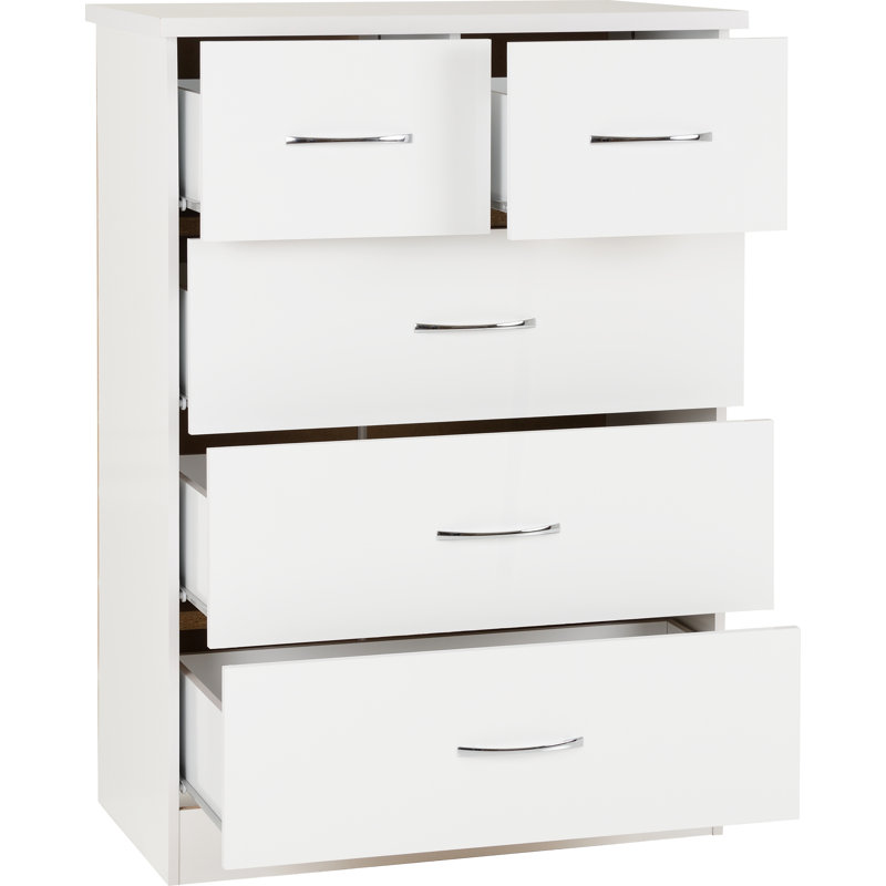 Cascio 4 Piece Bedroom Set, White