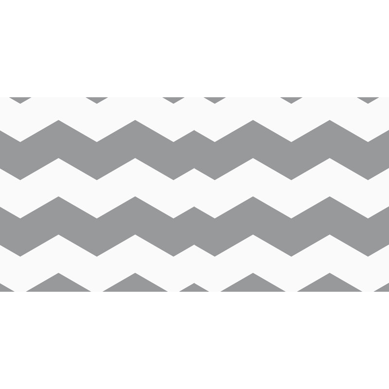 Chevron Reversible Throw Pillow, Gray, 16"x16"