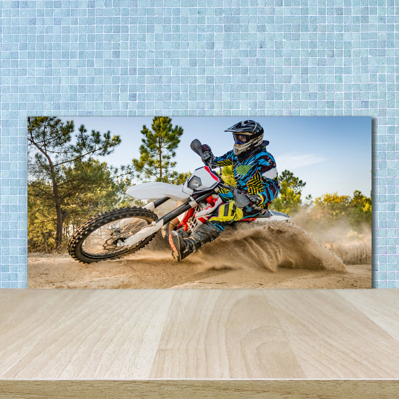 Baysinger 50cm W x 100cm L Glass Peel and Stick Panel