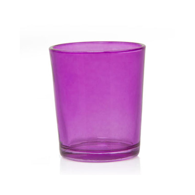 2.5cm Glass Tabletop Votive Holder, Lilac
