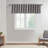Faux Silk Embroidered Window Valance, Adds Elegance And Sophistication To Any Room Decor