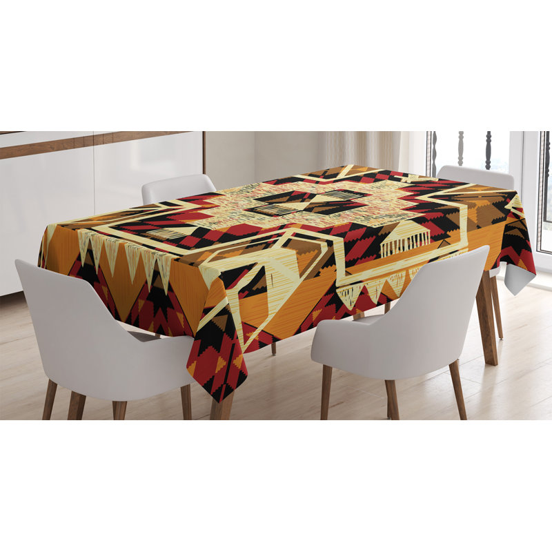 Arrow Dining Room Kitchen Tablecloth, 84" L x 60" W