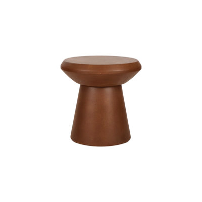 Alexes Carva Stool Cement Brique Dia 18"