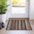 Machine Washable Indoor/Outdoor Xhevrie Paprika Rug-981619141
