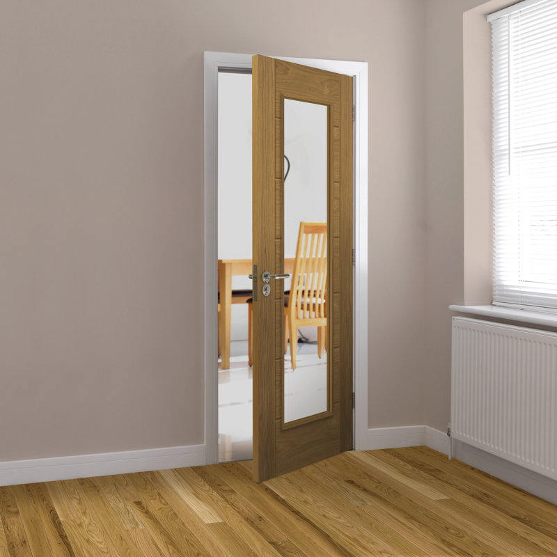 Palomino Internal Door Unfinished, 198.1cm H x 83.8cm W x 3.5cm D