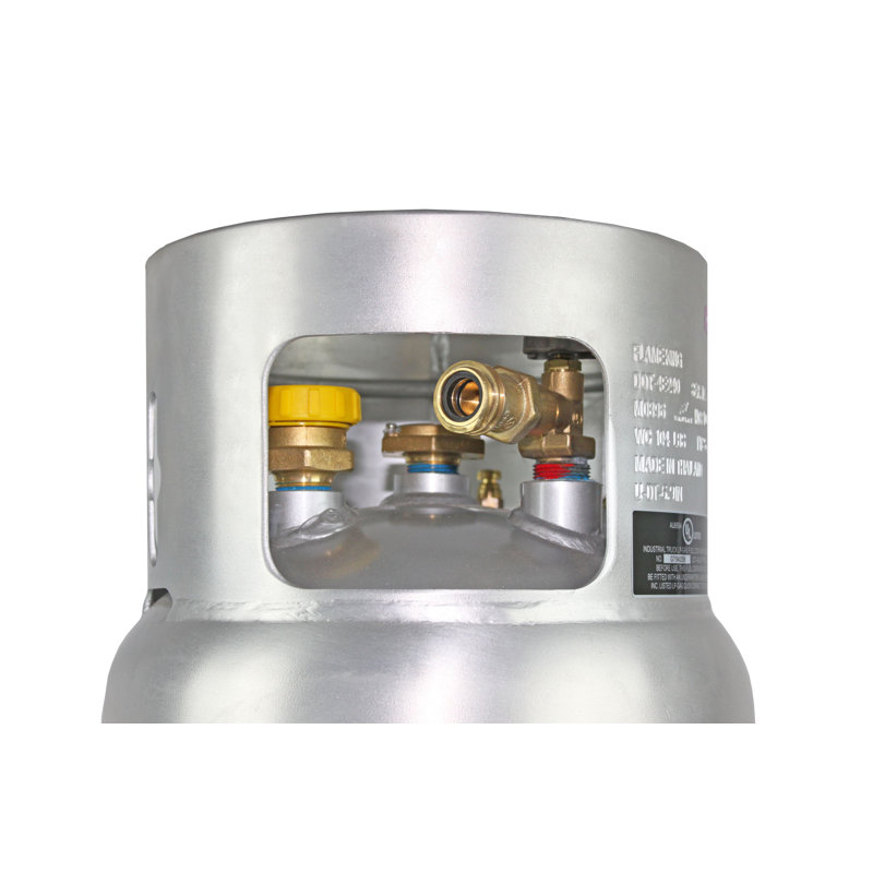 Flame King 43.5lb Aluminum Forklift Propane Tank Cylinder With Gauge - View #5