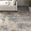 Tapis abstrait gris clair / bleu Berg-225703590
