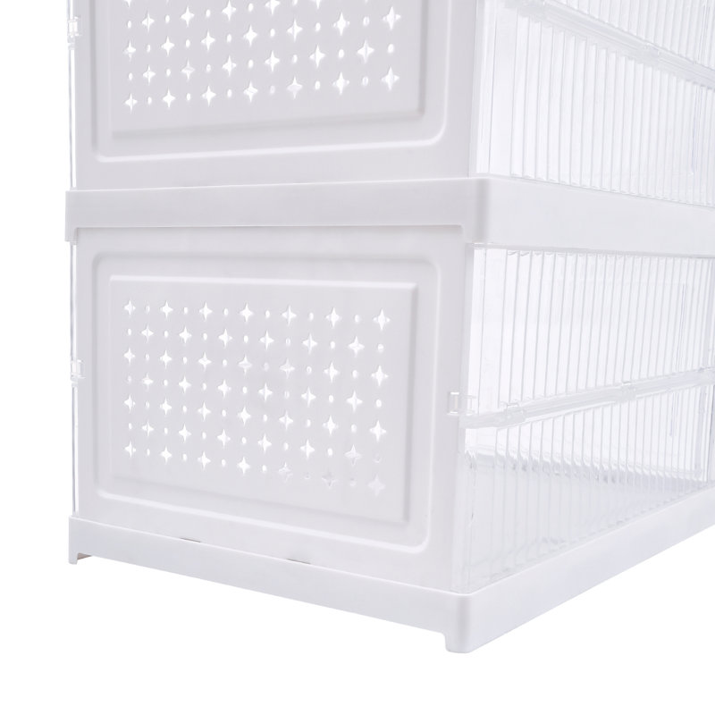 6 Pair Stackable Shoe Rack