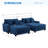 Cottie 4-piece Corduroy Upholstered Sectional-96766410