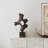 Brown Free Form Solid Wood Decorative Object