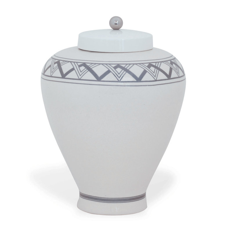 Pot de rangement Carlyle, Crème