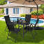 Albo Square Metal Outdoor Dining Table - 75 cm W 75 cm D