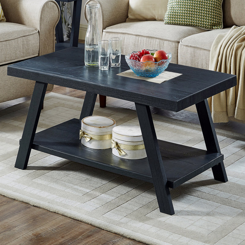 Table basse Contemporary, Noir, Noir