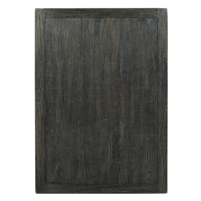 Triad Solid Wood End Table, Worn Black