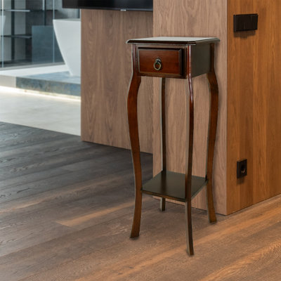 Brunson Solid Wood End Table with Storage