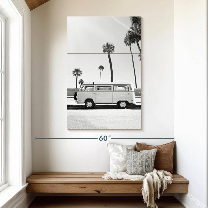 Mehar Van In Black And White, 50'' H x 32'' W