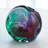 Dimpled Sphere-Ruby/Turquoise