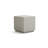 20" Beige Marble Square Block End Table