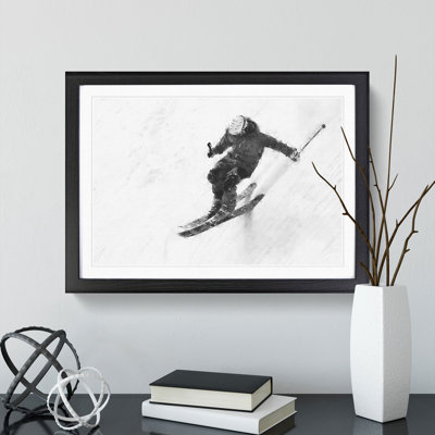 Skiing Vol.2 - Picture Frame Graphic Art
