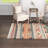 Friley Southwesten Flatweave Jute/Cotton Blue/Rust Area Rug-403886775