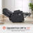 25.2" Seat Width Power Recliner Lift Chair with Vibration and Heat, Breathable Faux Leather-1236869330