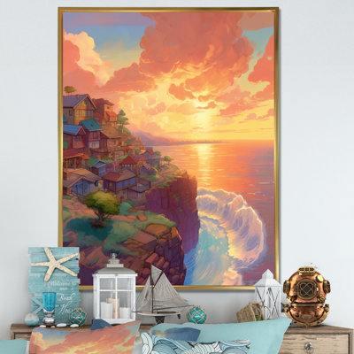 «Seaside Village Dream I», reproduction sur toile