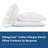 100% Cotton Zippered Pillow Protector - Dust Mite Proof, Chemical-Free, Breathable Allergen Barrier-2057595820