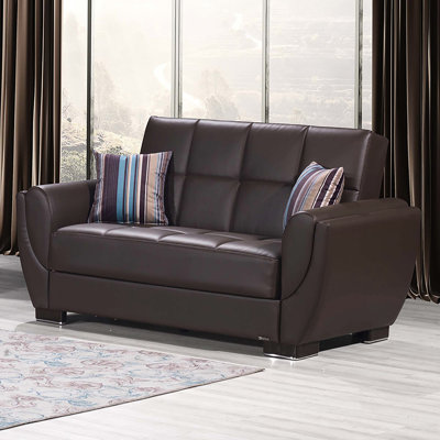 With Storage By . Versatile And Chic. Effortless Sleeper Conversion. Suited For Compact Spaces. Quality Materials From Turkey. Seat Cushions. Gentle Cleaning Required. Make Memories Convertible In
