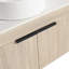 Meuble-lavabo moderne 30 po avec lavabo en céramique et fixation murale