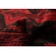 Tapis noir en laine noué à la main de conception unique 3 pi 4 po x 7 pi New Age