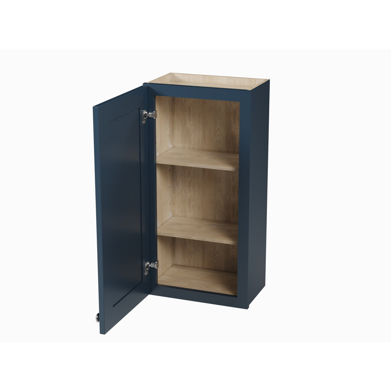 Disar 15" Bathroom Wall Cabinet Left, Blue