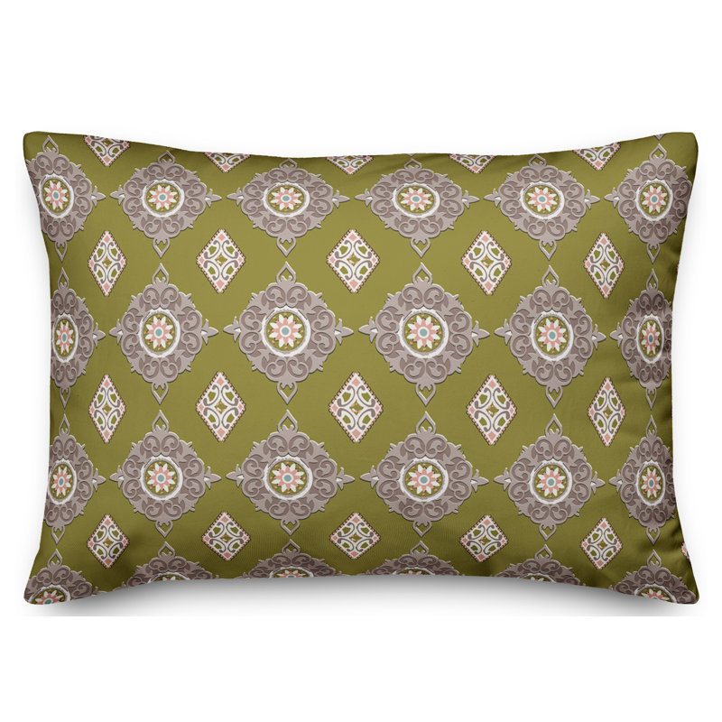Housse de coussin et insert Imperial Imperial, Vert / Gris