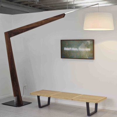 Valeo 97'' Brown LED Task Floor Lamp