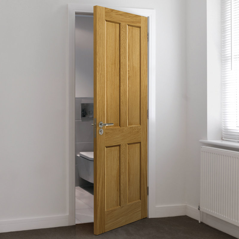 Derwent Oak Internal Door Unfinished, 198.1cm H x 76.2cm W x 3.5cm D