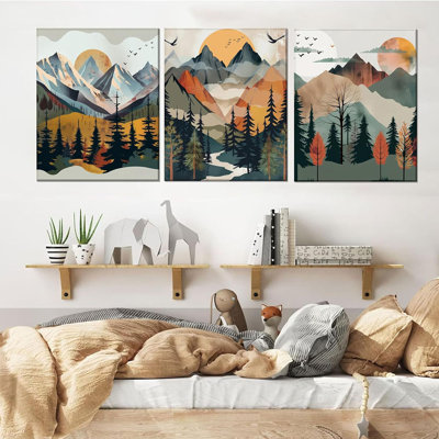 3 Piece Wrapped Canvas Print