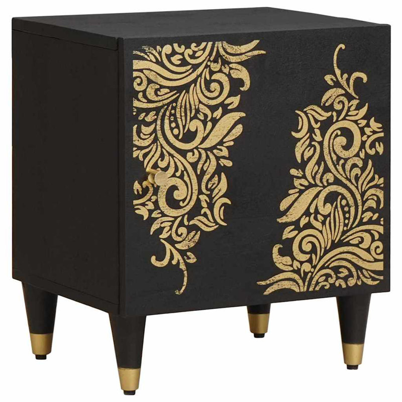 40cm W Solid Wood Bedside Table