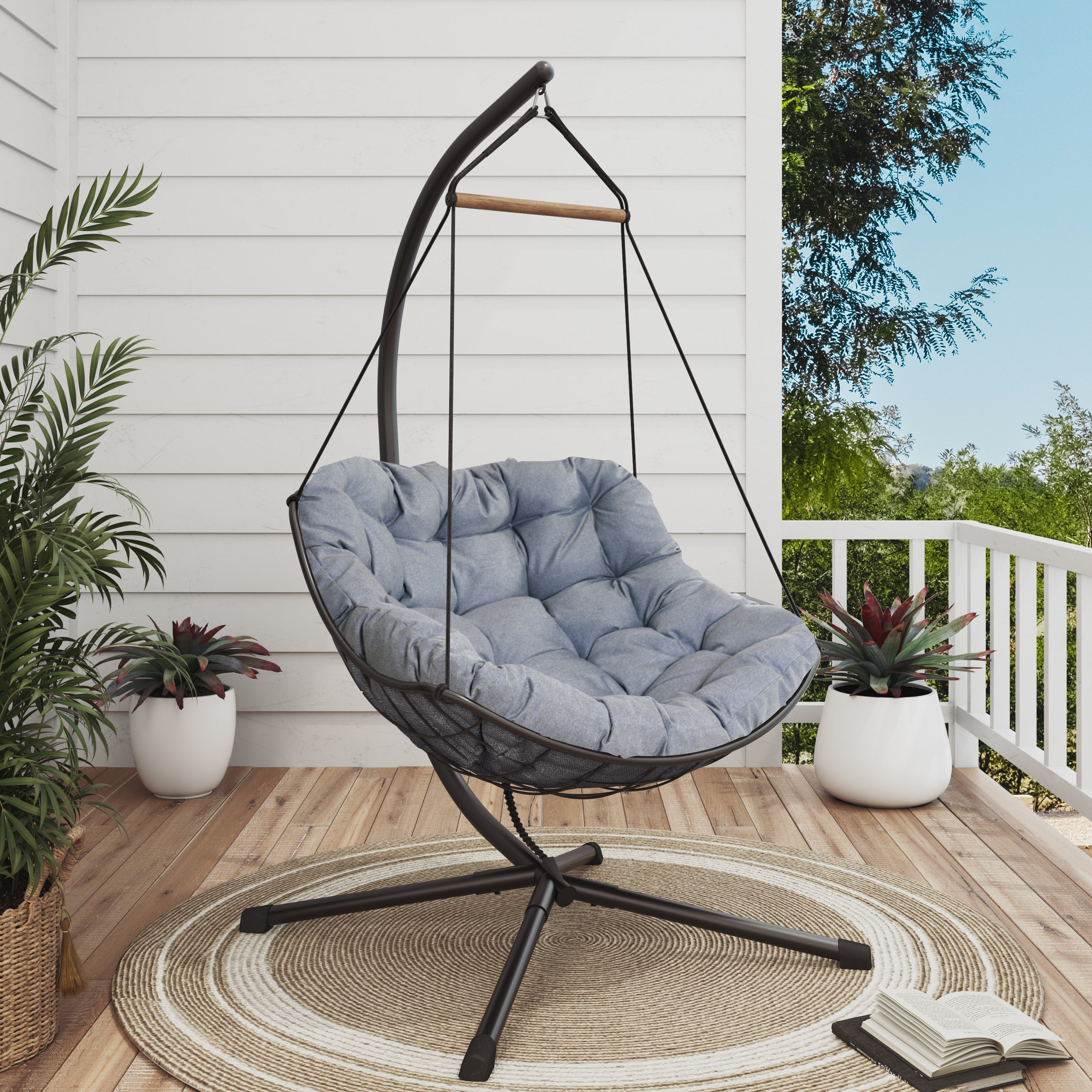 Hammock Chair How To Make An Egg Chair Hanging Egg Chair With