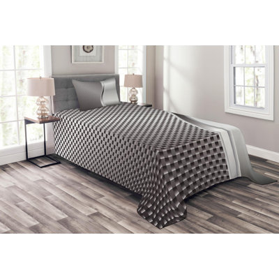 Modern & Contemporary Geometric Shapes Coverlet
