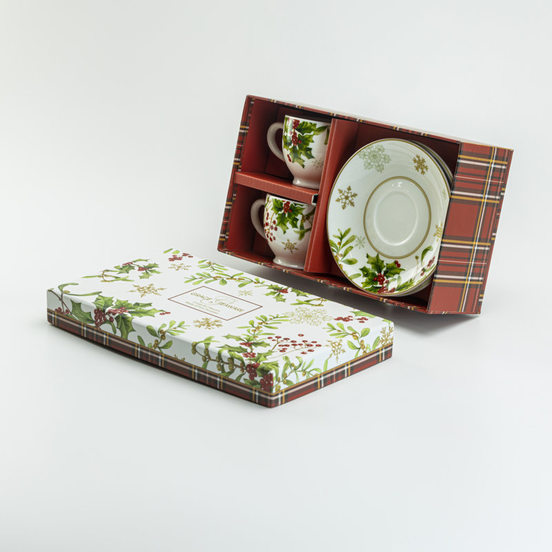 Porcelain Espresso Cup and Saucer