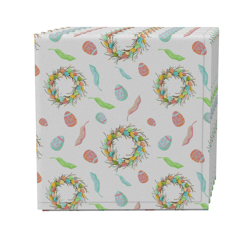 Filiano Cotton Twill Floral Square Napkin