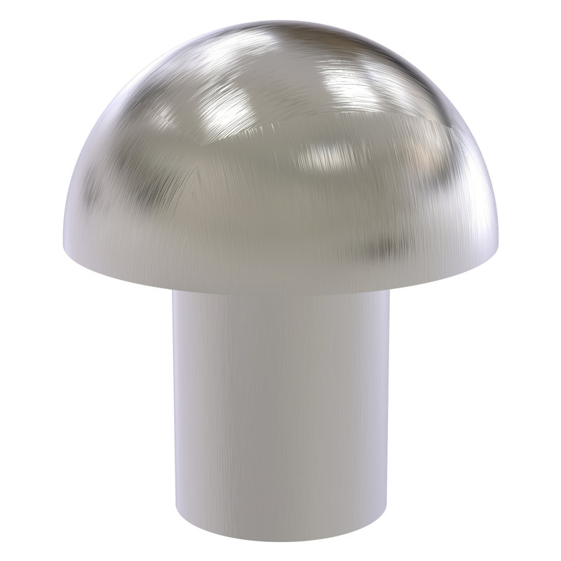 Poignée champignon Ballenas, Nickel satiné