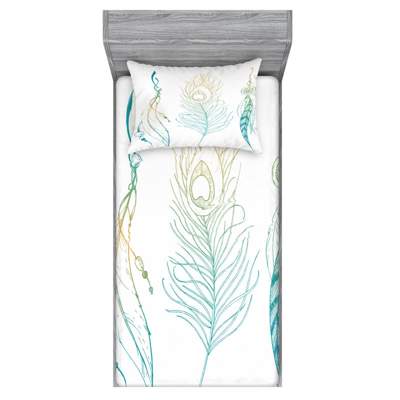 Microfiber Sheet Set, Twin XL Sheet Set with Fitted Sheet