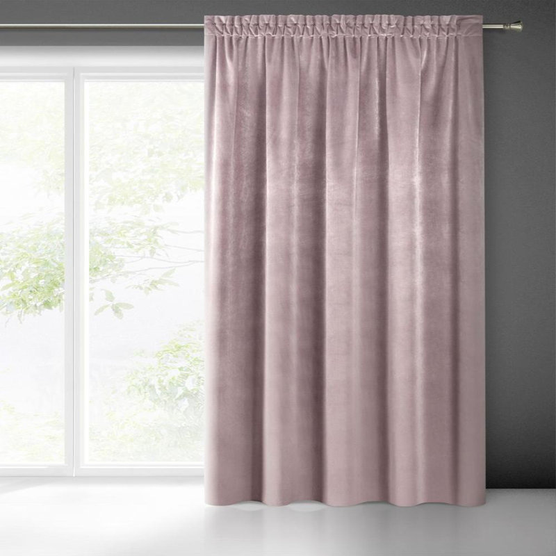 Blackout Curtain Panel Pair, Powder Tape